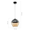 Oyo Lampada Ceiling Grigio