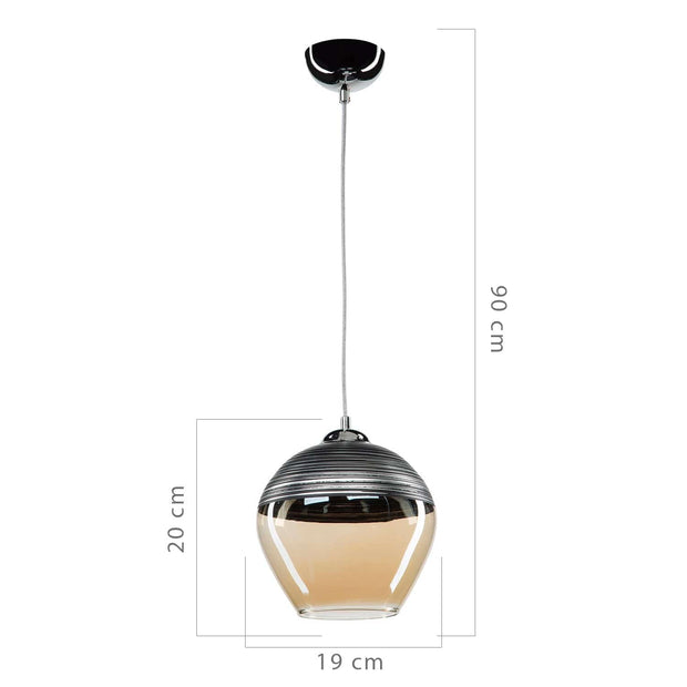 Oyo Lampada Ceiling Grigio