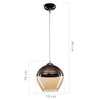 Oyo Lampada Ceiling Marrone