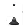 Oyo Lampada Ceiling Nero