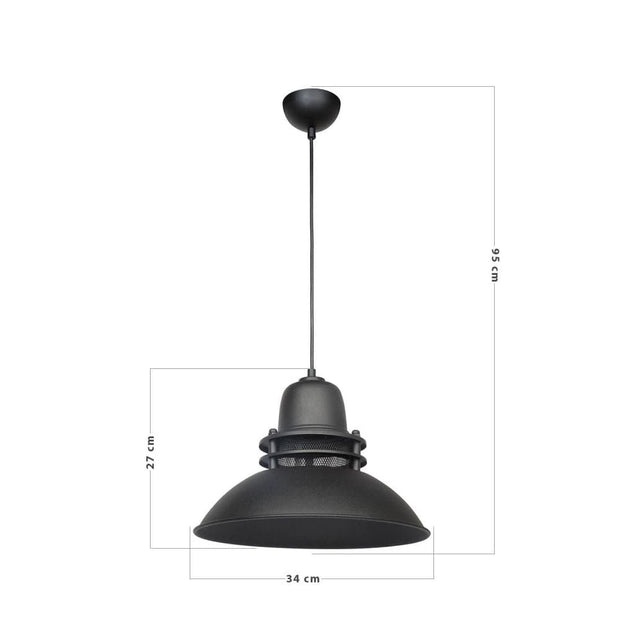 Oyo Lampada Ceiling Nero