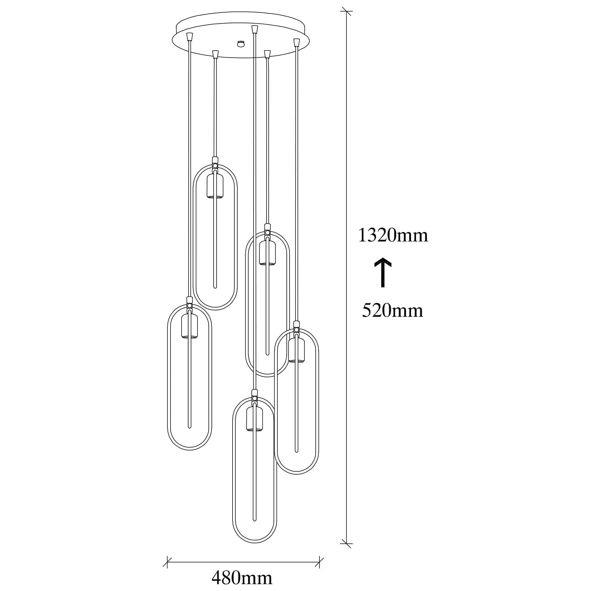 Asir Lampada Cerco 2041 Nero