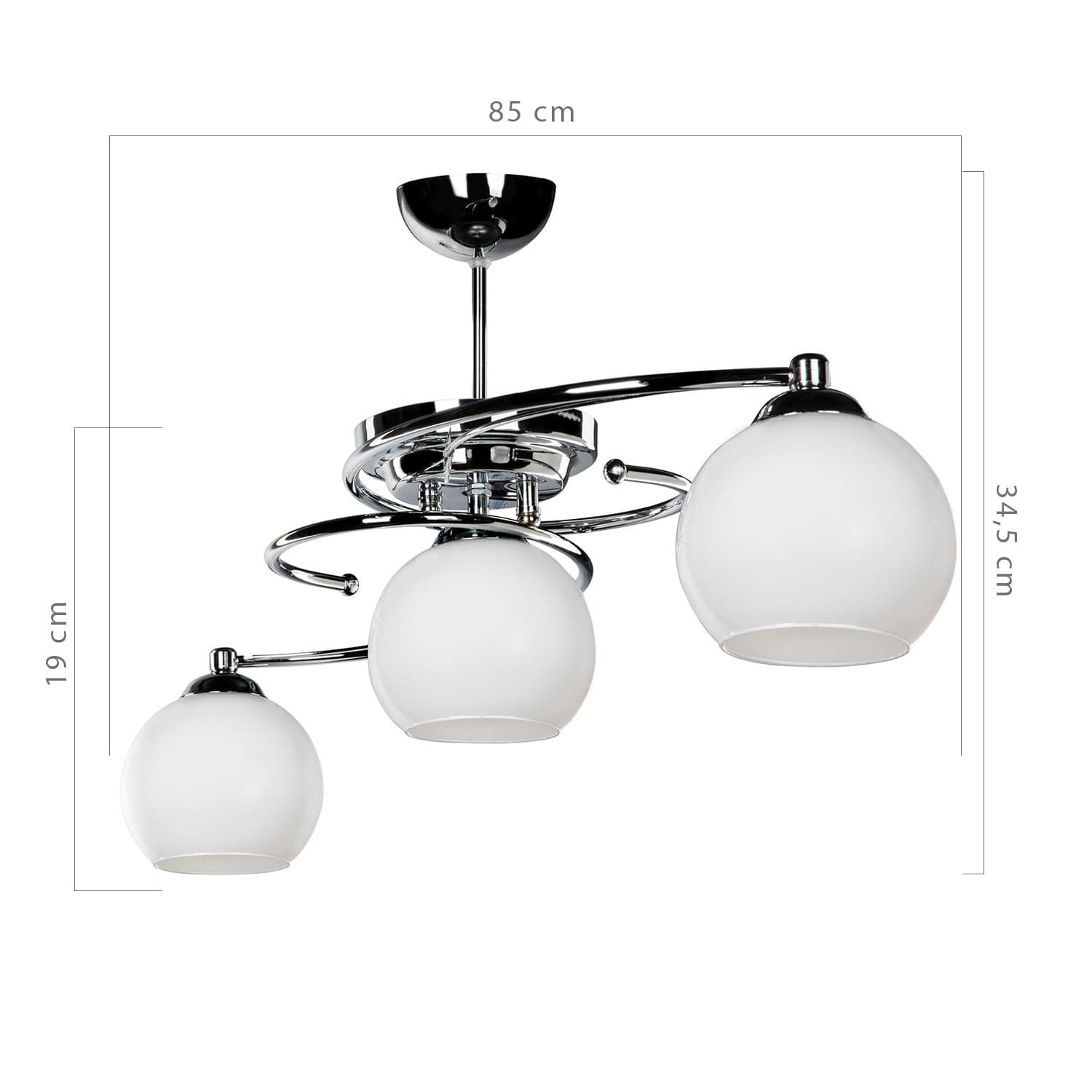 Oyo Lampada Chandelier Bianco