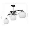 Oyo Lampada Chandelier Bianco