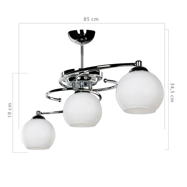 Oyo Lampada Chandelier Bianco