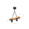 Oyo Lampada Chandelier Naturale