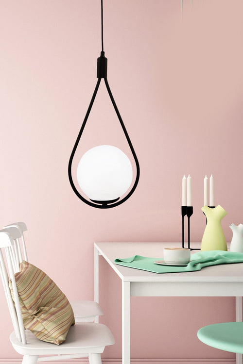 Oyo Lampada Chandelier Nero