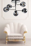 Oyo Lampada Chandelier Nero