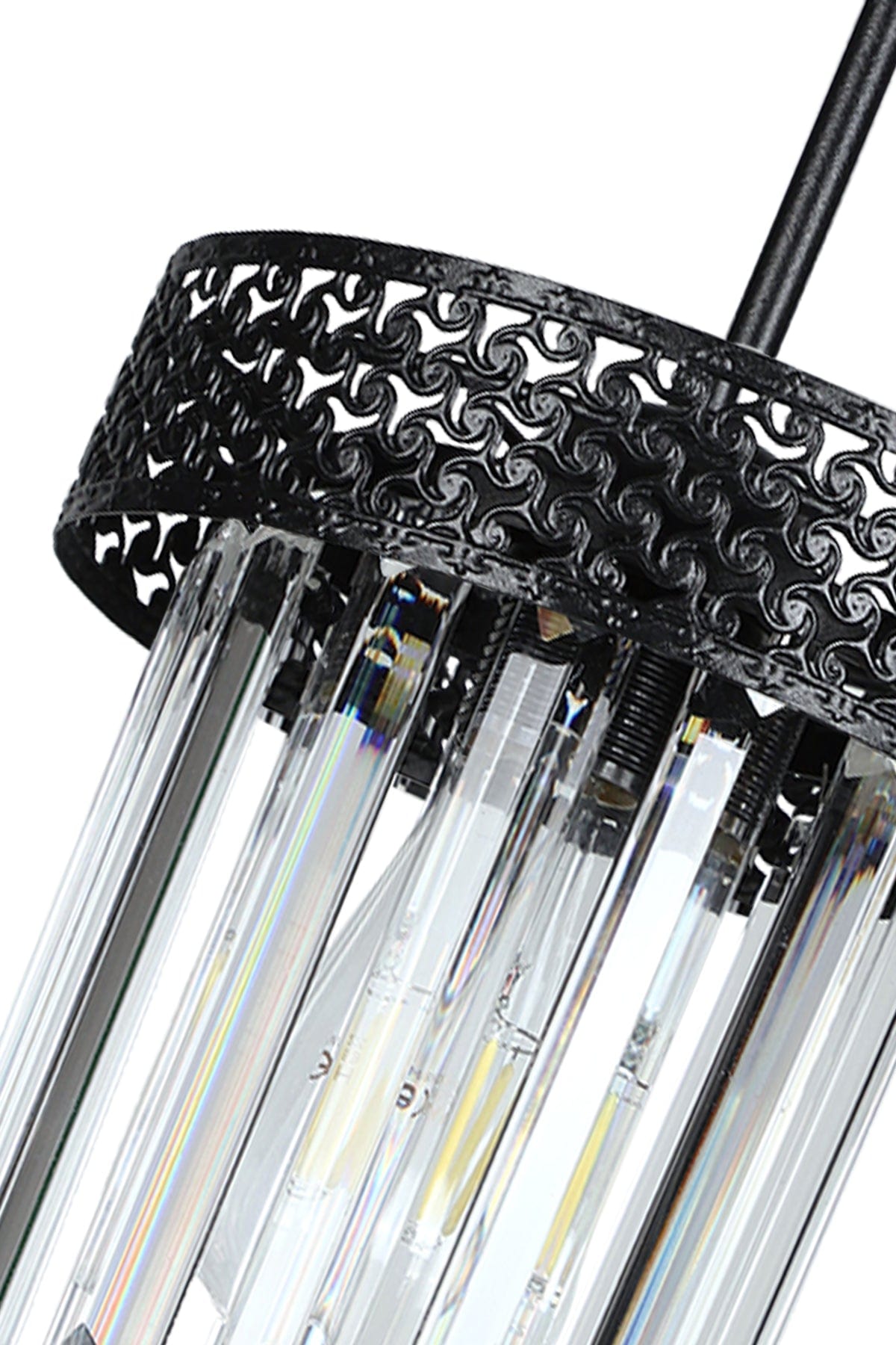 Oyo Lampada Chandelier Nero