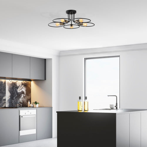 Asir Lampada Circle 1346 Nero