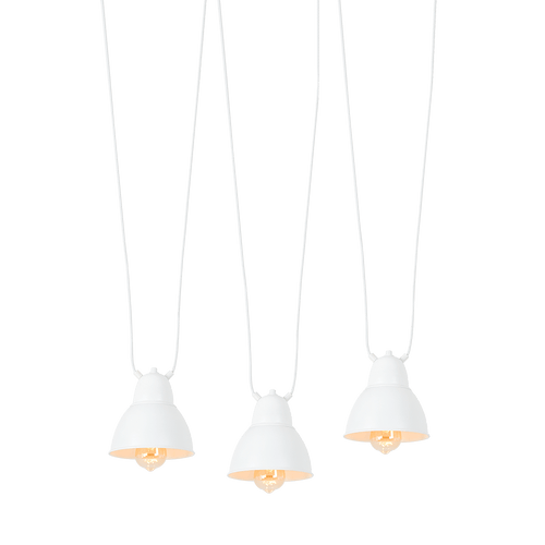 Customform Lampada Coben Hangman 3 Bianco