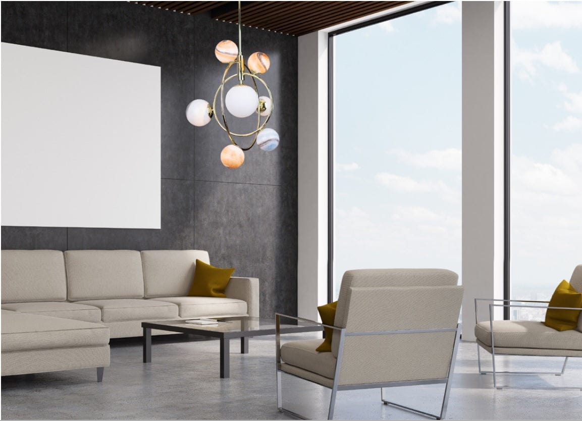 Maxlight Lampada Cosmos P0378 Oro