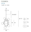 Maxlight Lampada Cosmos P0378 Oro