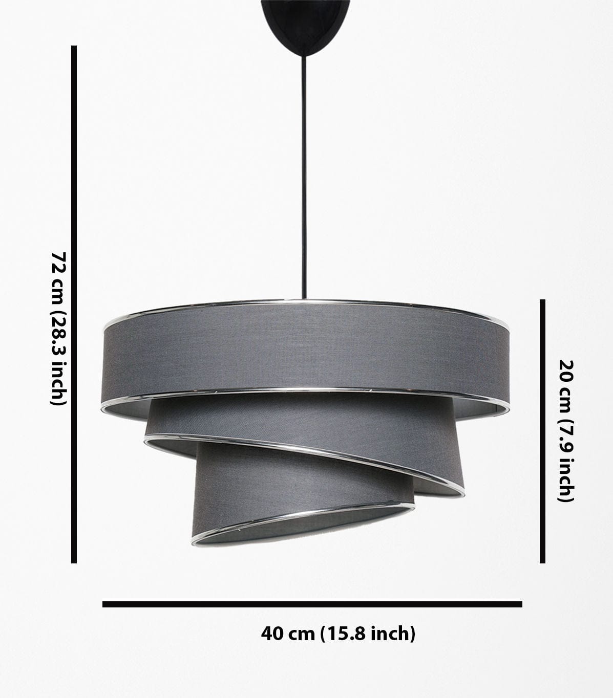 Asir Lampada Couper Antracite
