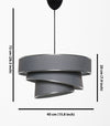 Asir Lampada Couper Antracite