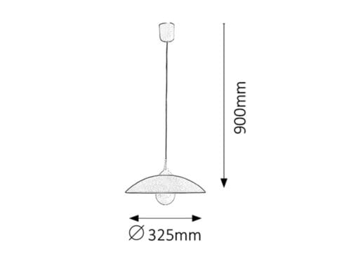 RabaLux Lampada Cupola Range 4613 Arancia
