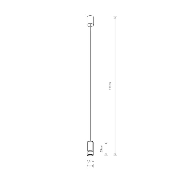 Nowodvorski Lampada Cylinder S Nero