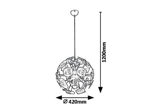 RabaLux Lampada da bambini Birdy 6390 Multicolore
