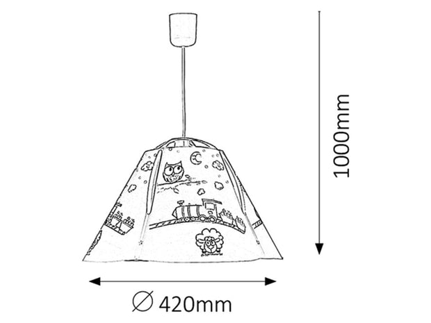 RabaLux Lampada da bambini Shepherd 4566 Multicolore