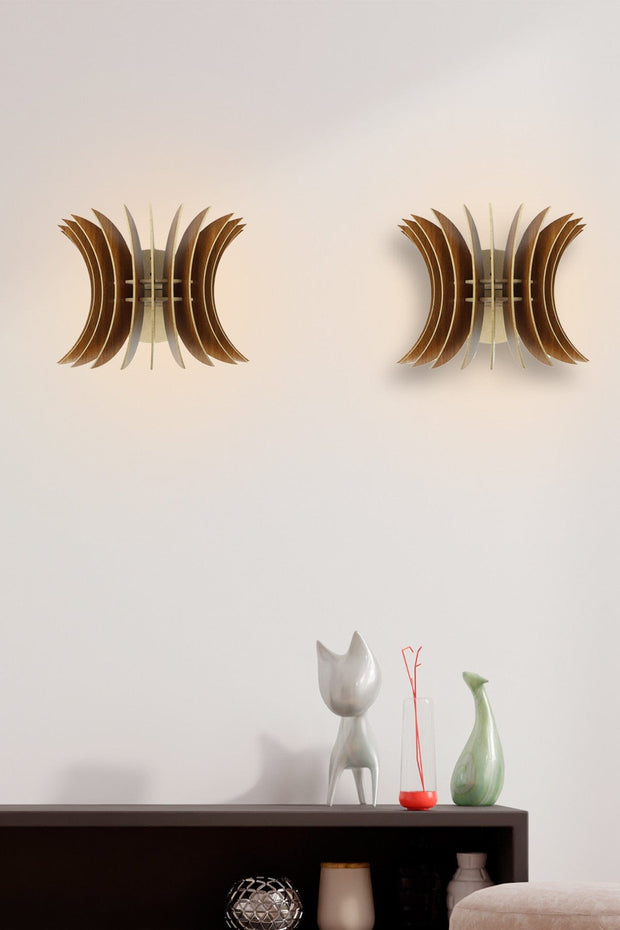 Asir Lampada da parete 206-WK2 Noce