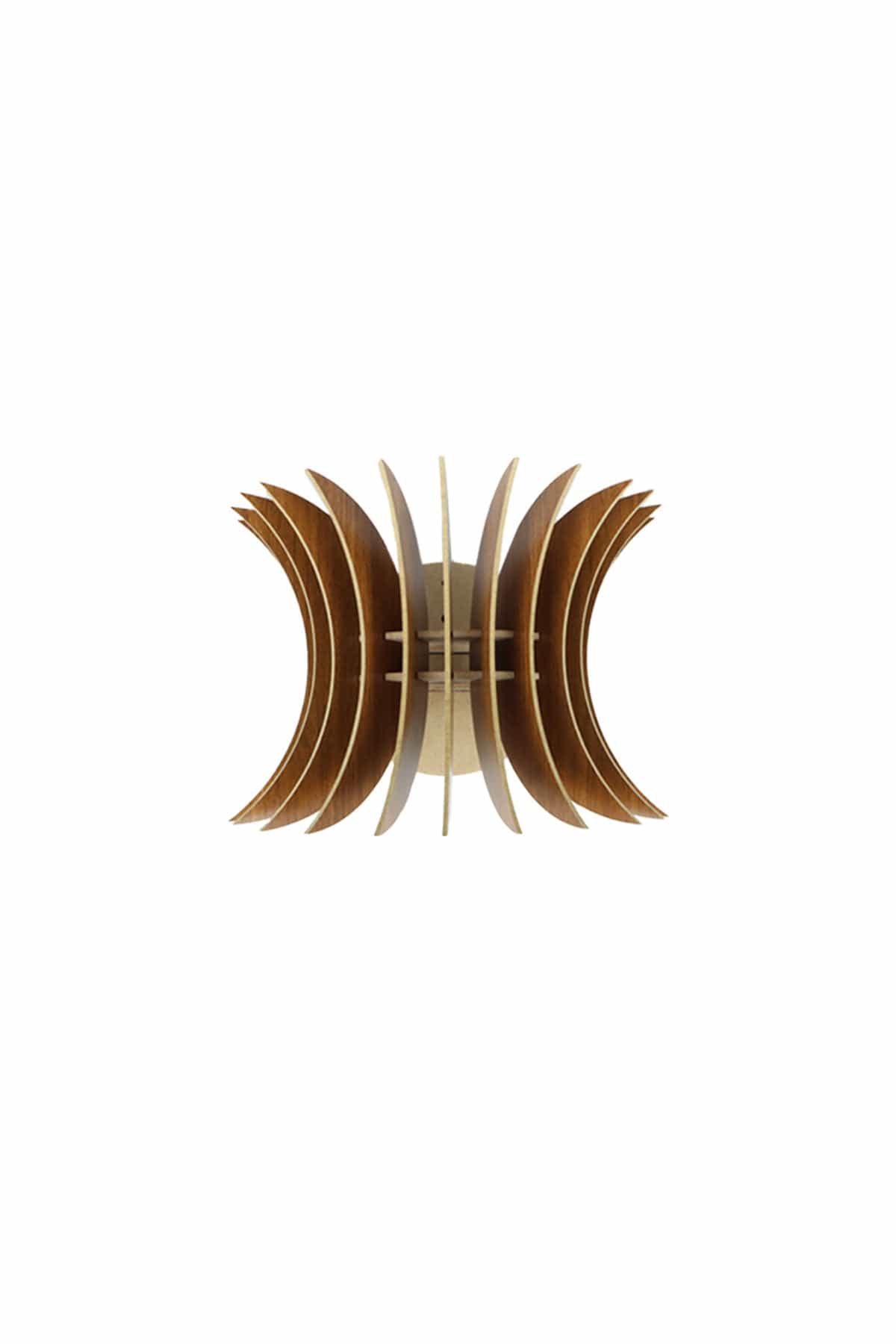 Asir Lampada da parete 206-WK2 Noce