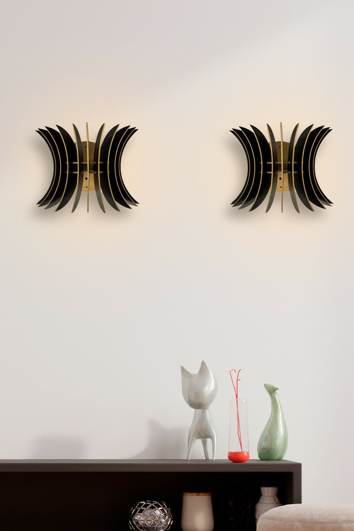 Asir Lampada da parete 206-WS2 Nero