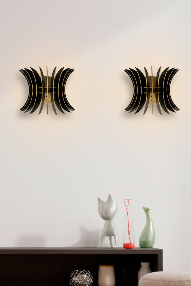 Asir Lampada da parete 206-WS2 Nero