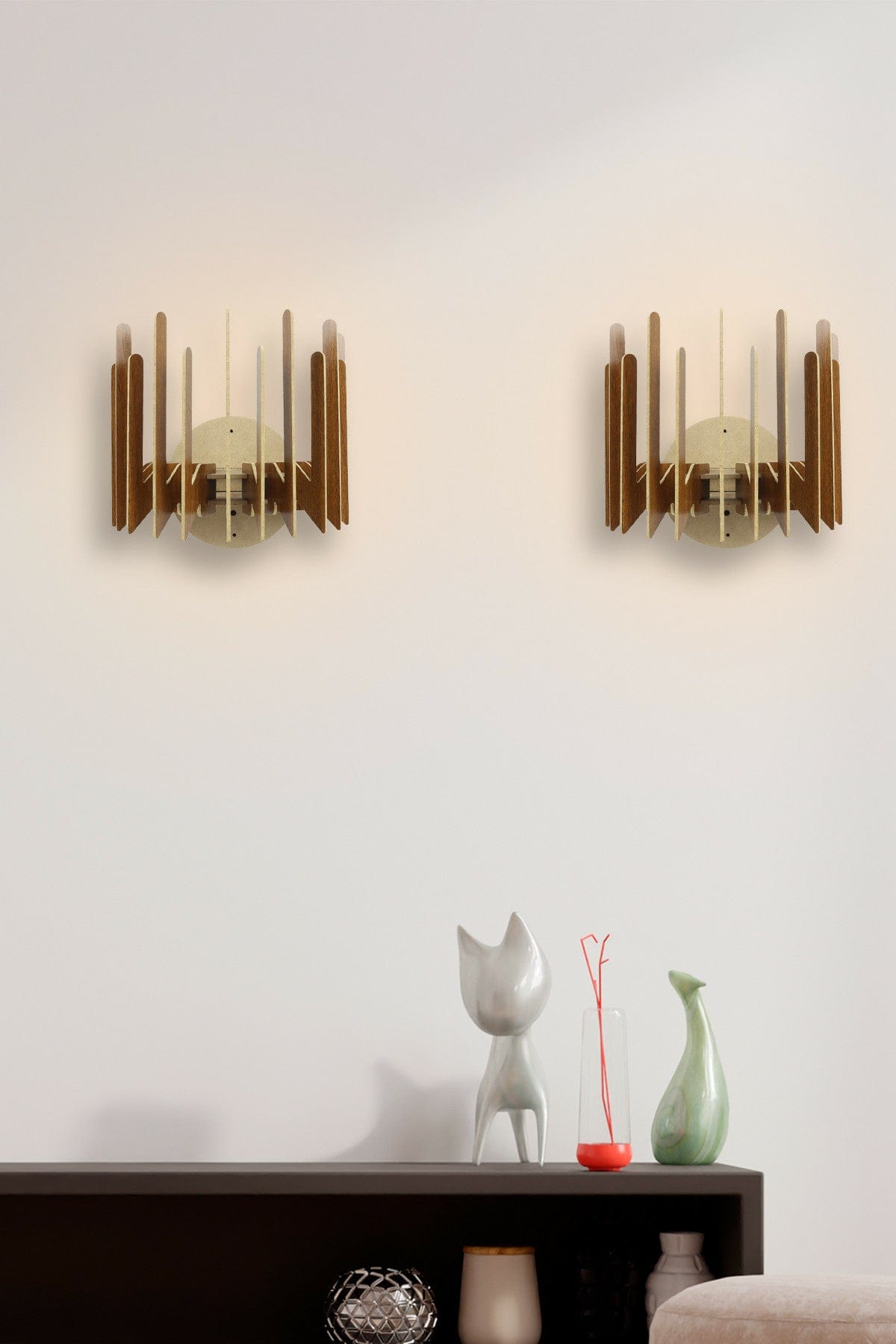 Asir Lampada da parete 207-ZK2 Noce