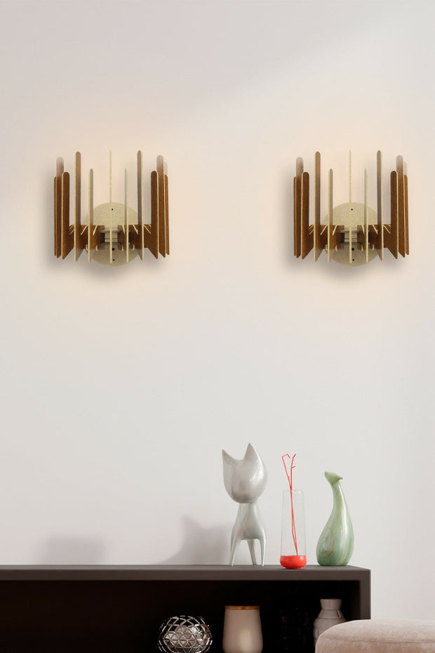 Asir Lampada da parete 207-ZK2 Noce