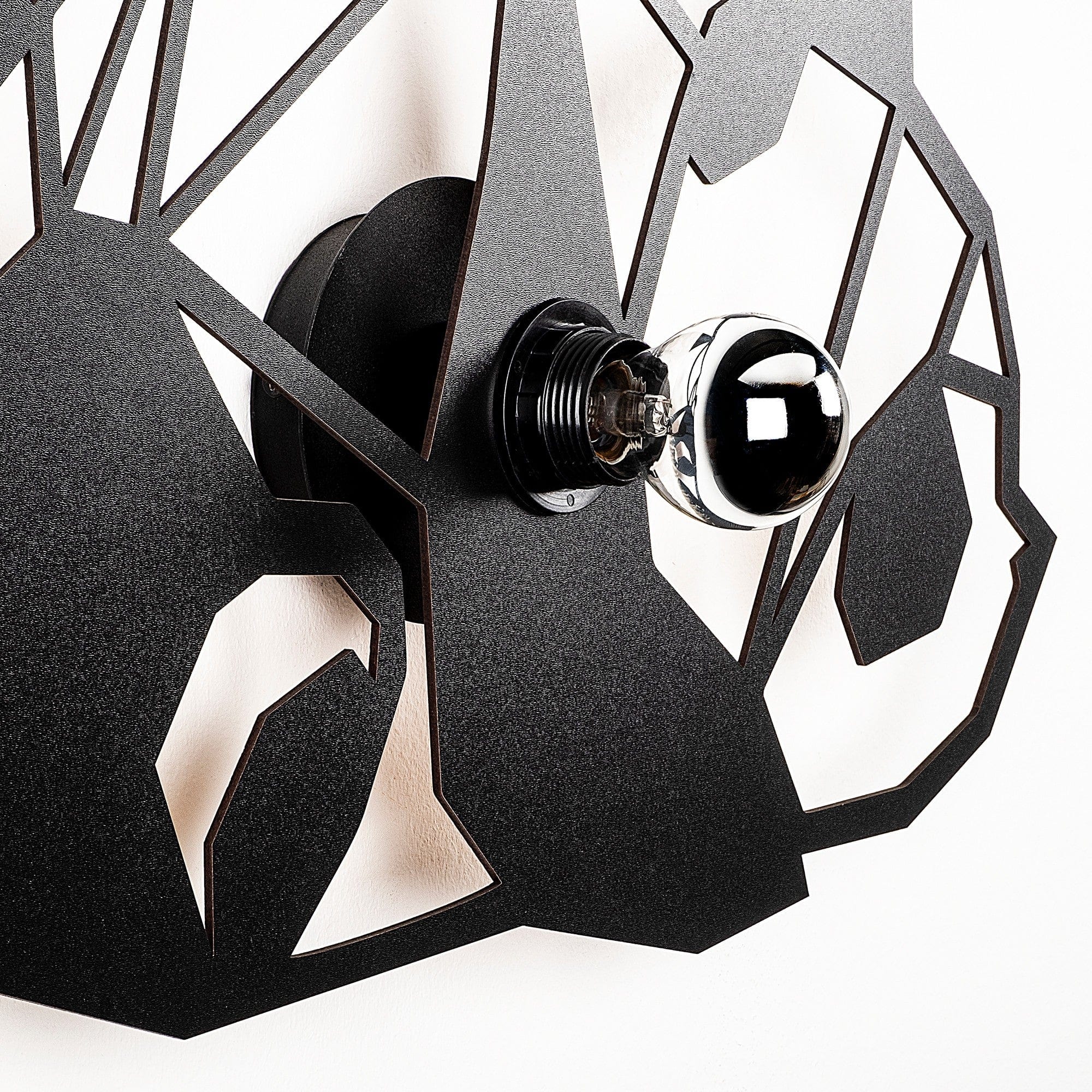 Asir Lampada da parete 582-A Nero