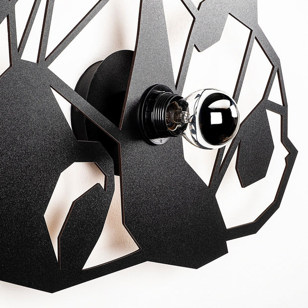 Asir Lampada da parete 582-A Nero