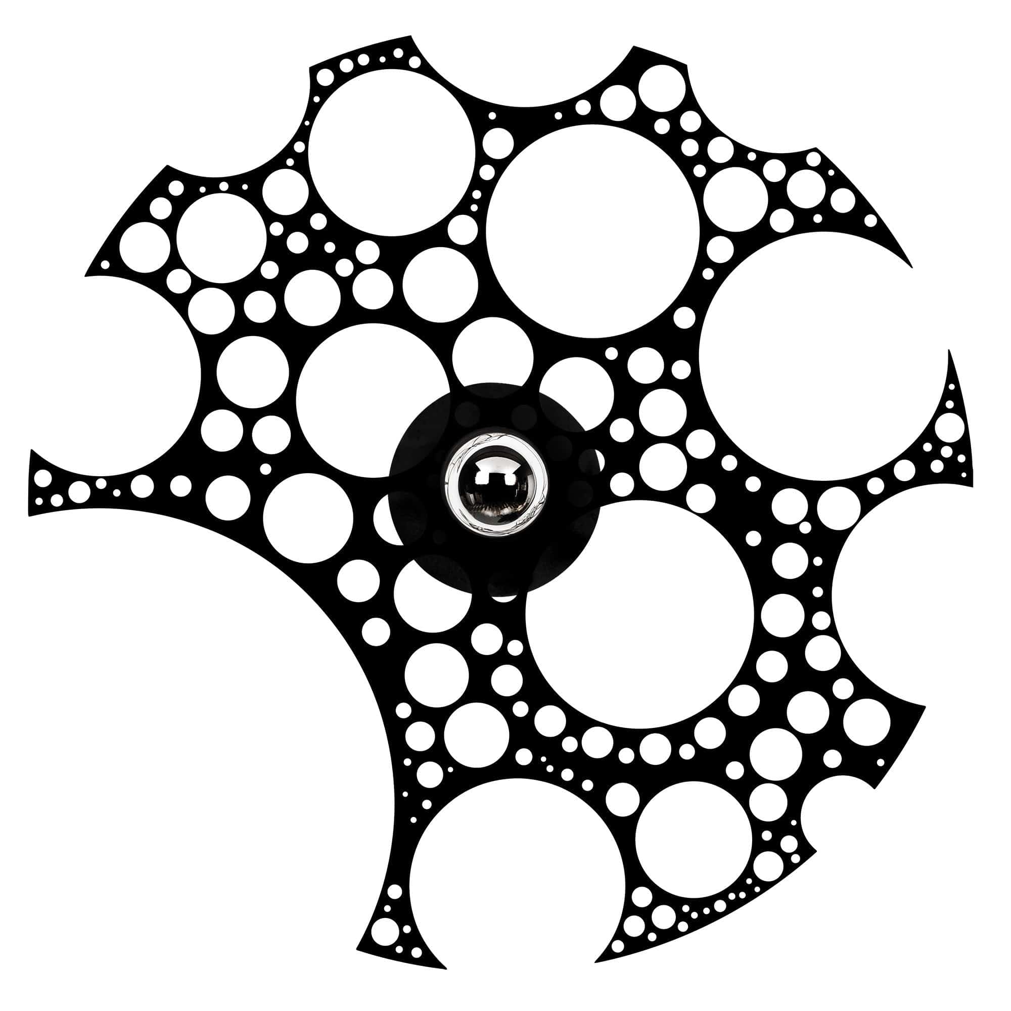 Asir Lampada da parete 583-A Nero