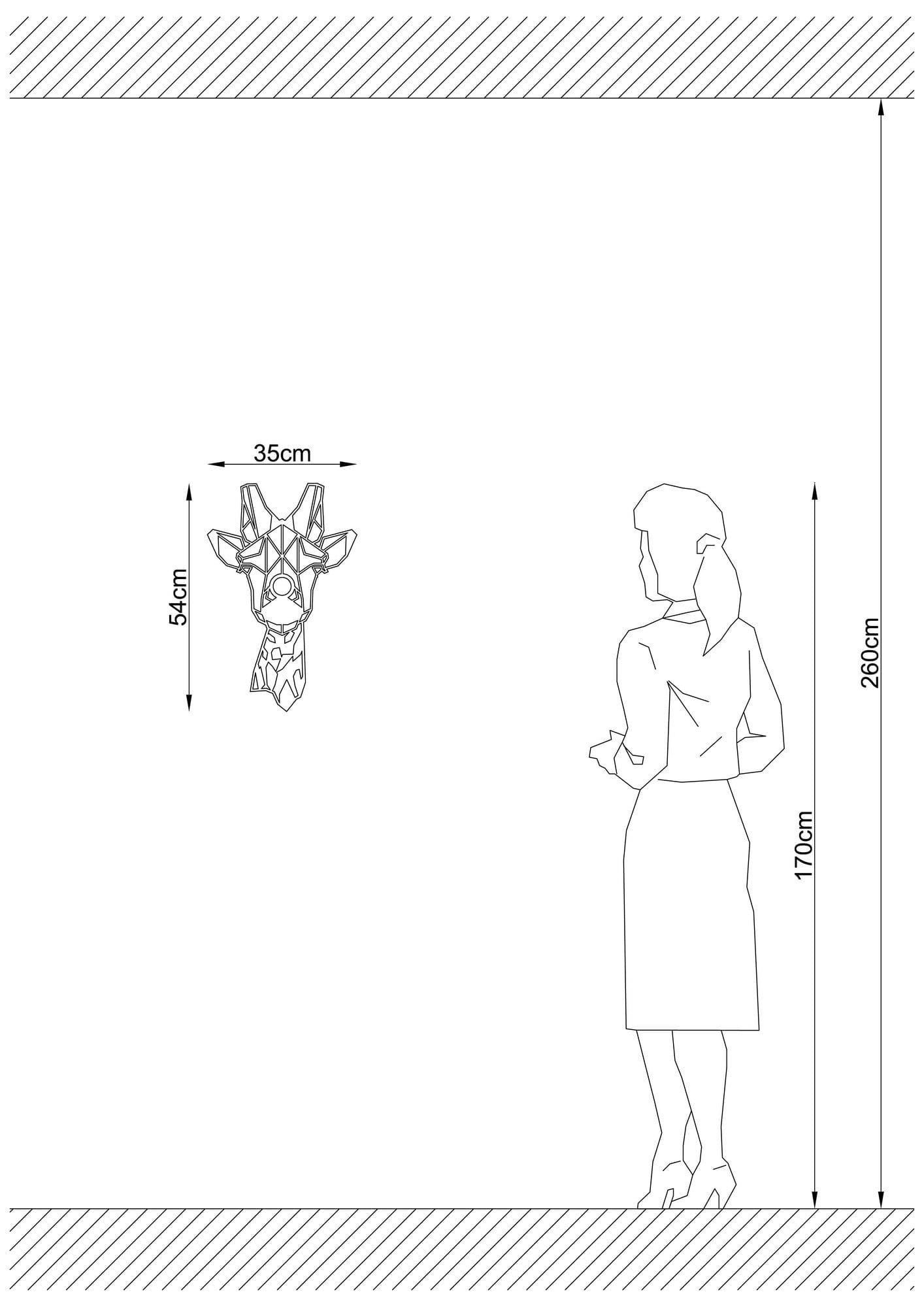 Asir Lampada da parete 584-A Nero