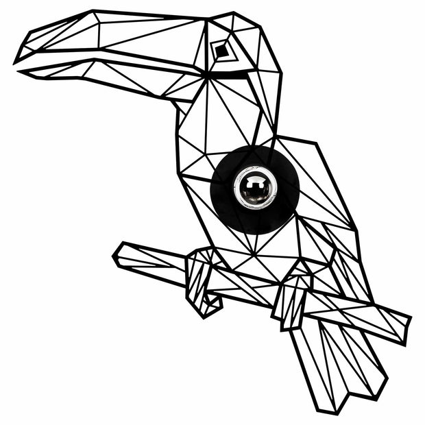 Asir Lampada da parete 586-A Nero