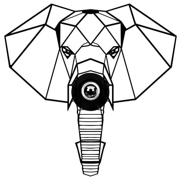 Asir Lampada da parete 589-A Nero