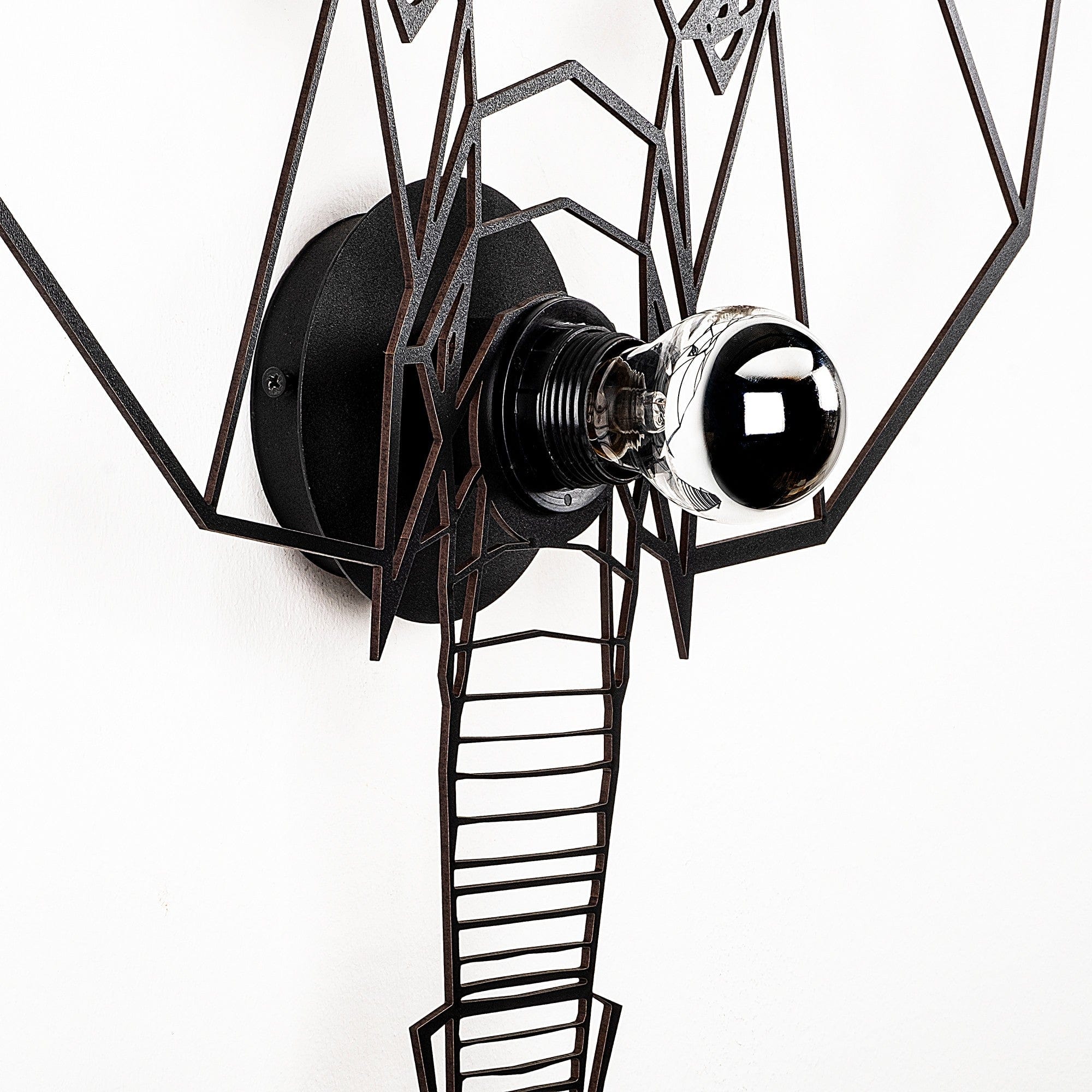 Asir Lampada da parete 589-A Nero