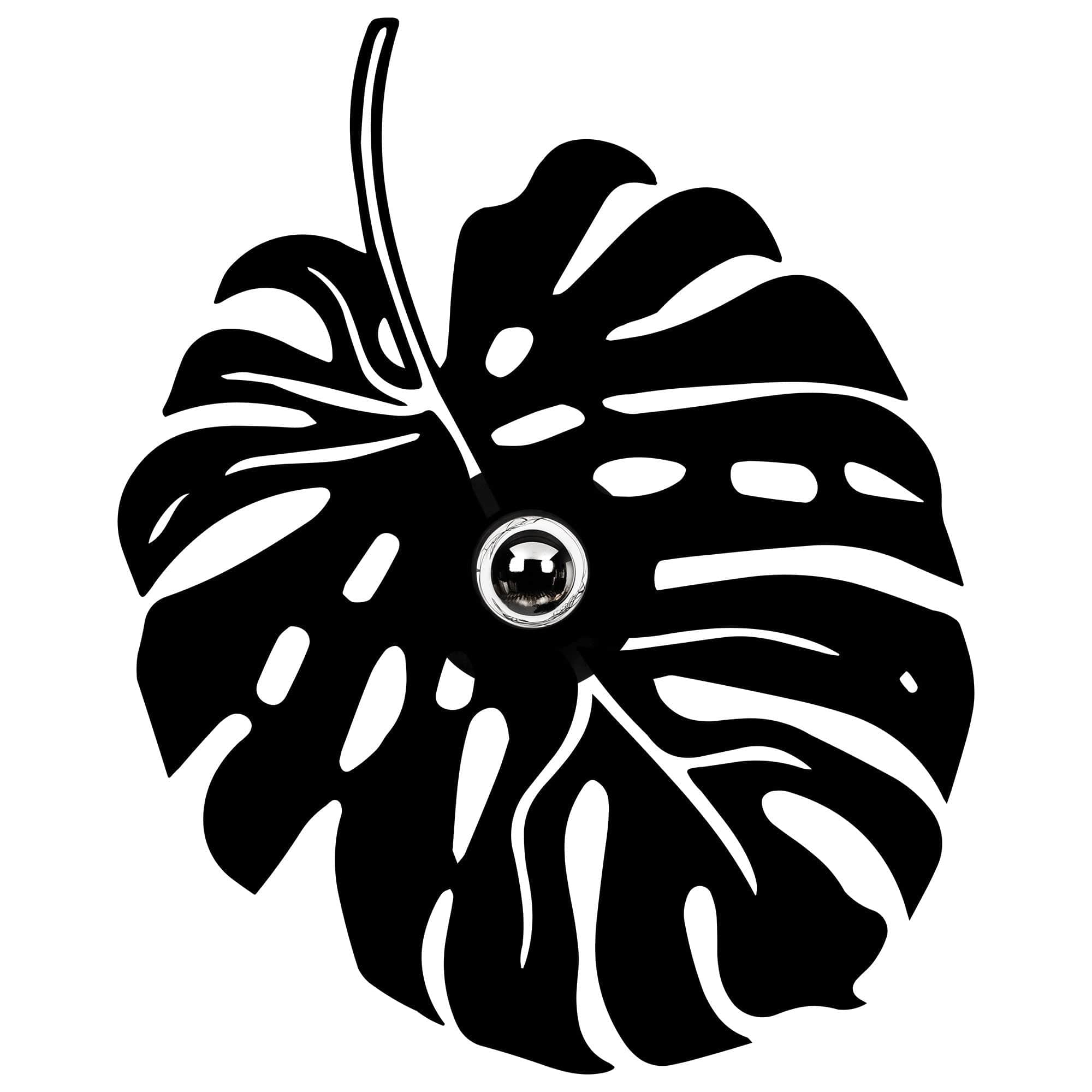 Asir Lampada da parete 590-A Nero