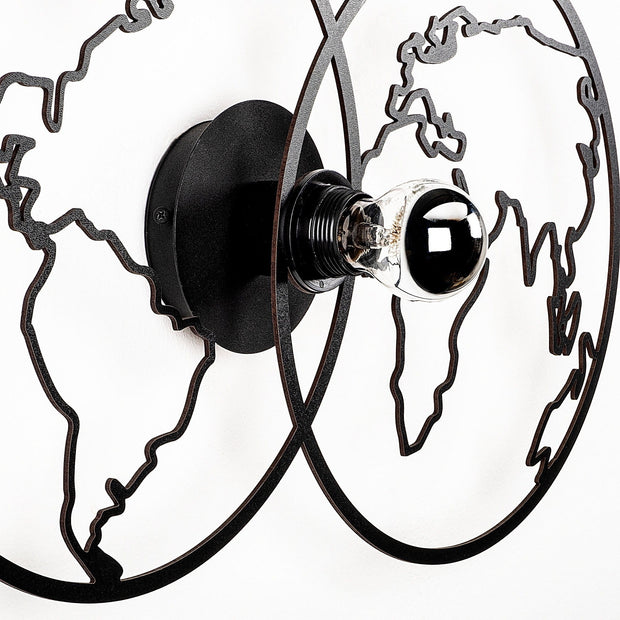 Asir Lampada da parete 591-A Nero
