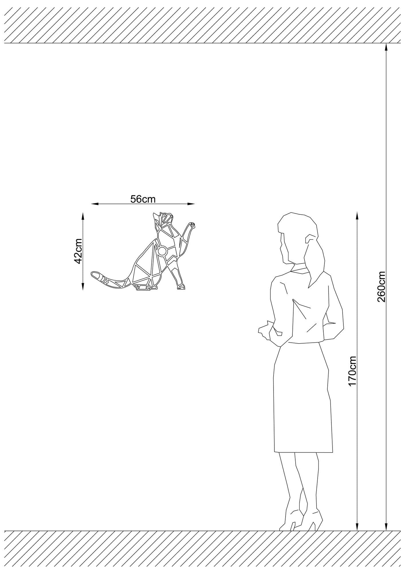 Asir Lampada da parete 592-A Nero