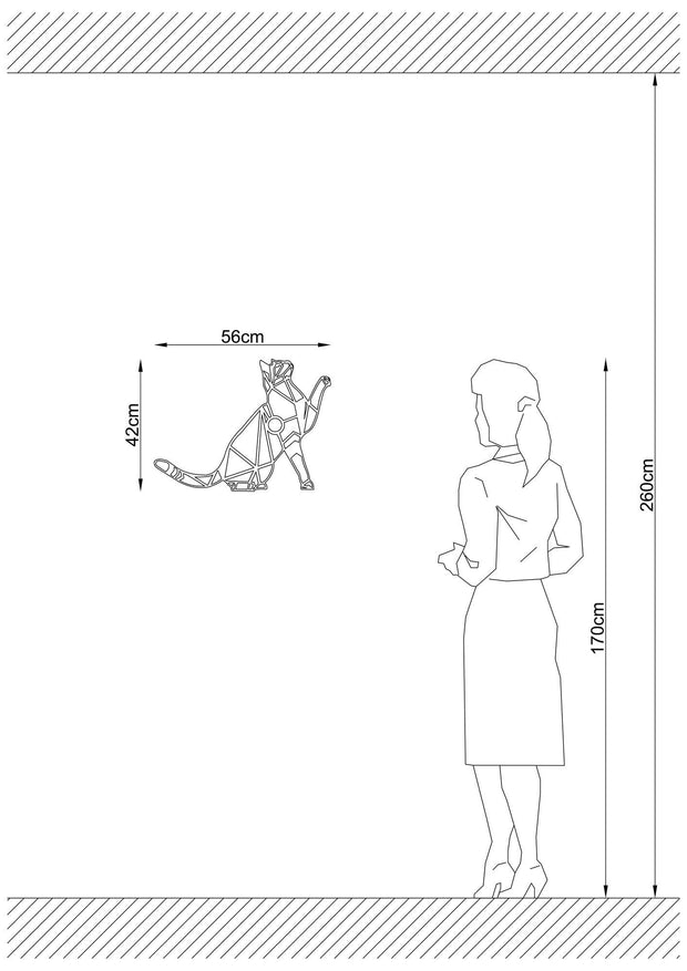 Asir Lampada da parete 592-A Nero