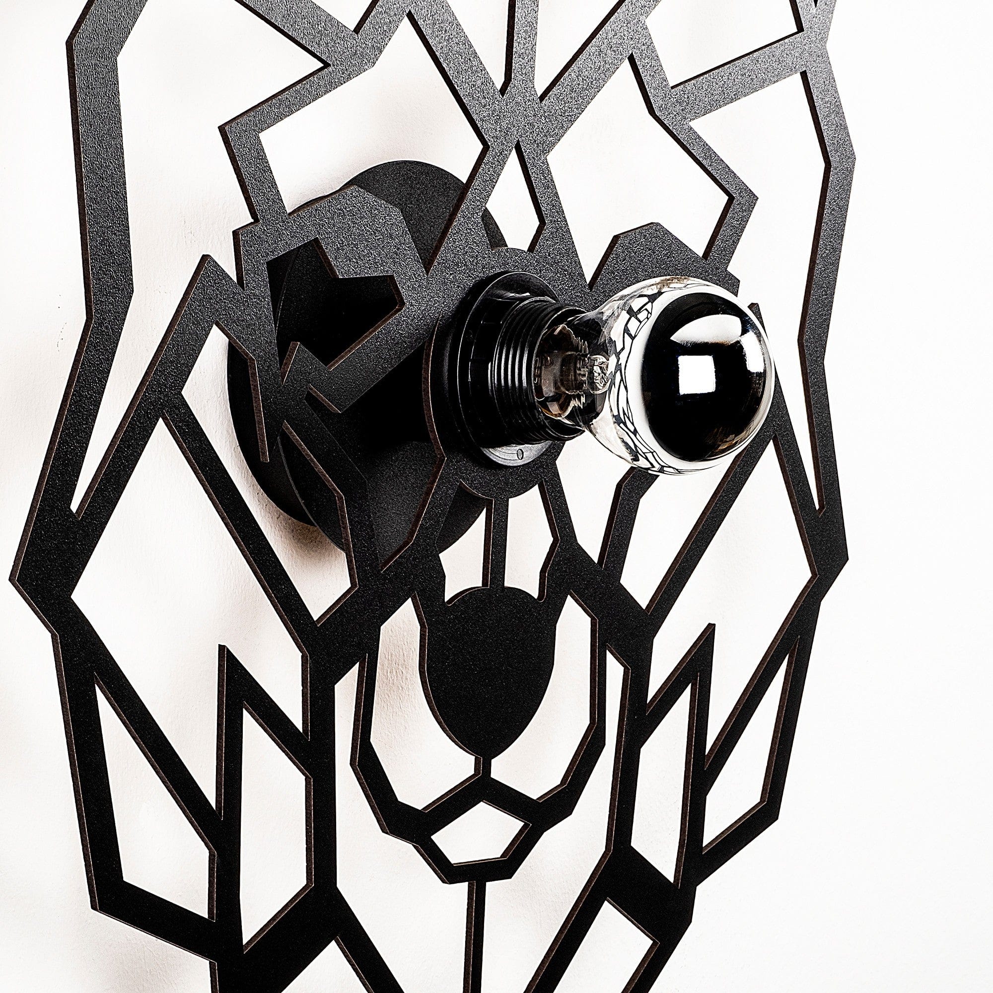 Asir Lampada da parete 594-A Nero