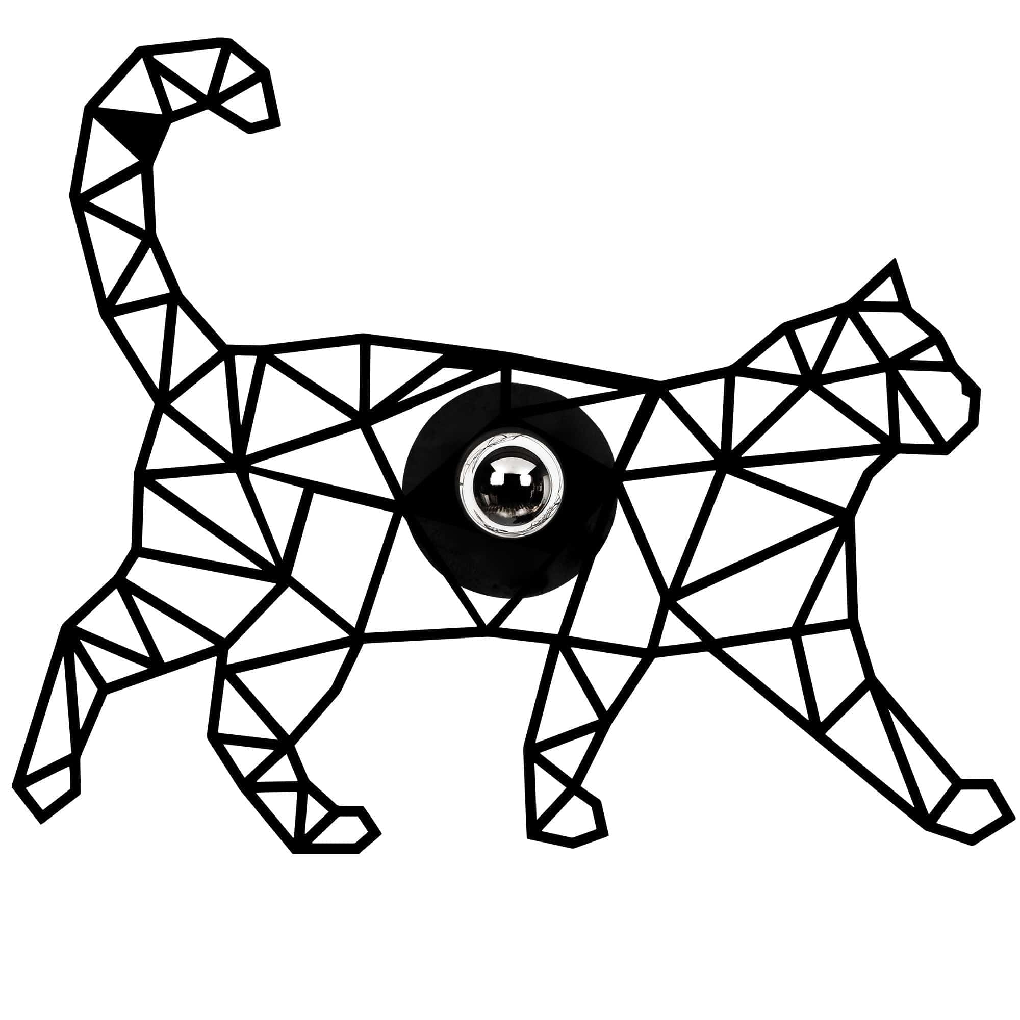 Asir Lampada da parete 595-A Nero