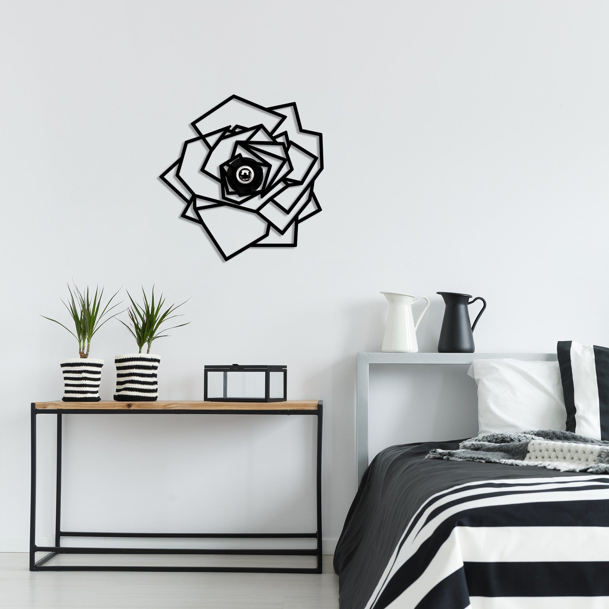 Asir Lampada da parete 596-A Nero