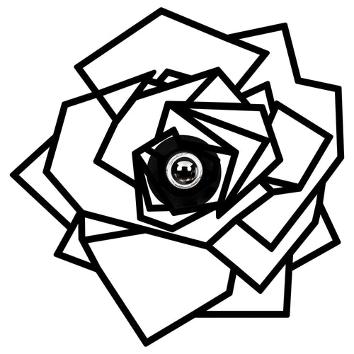 Asir Lampada da parete 596-A Nero