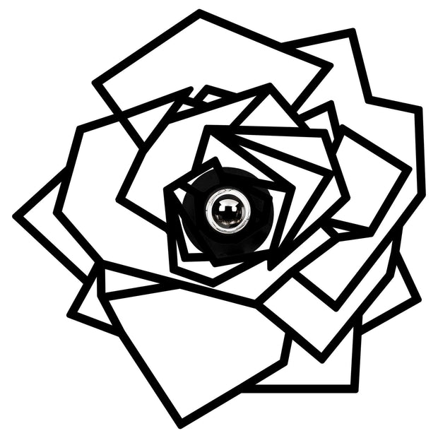 Asir Lampada da parete 596-A Nero