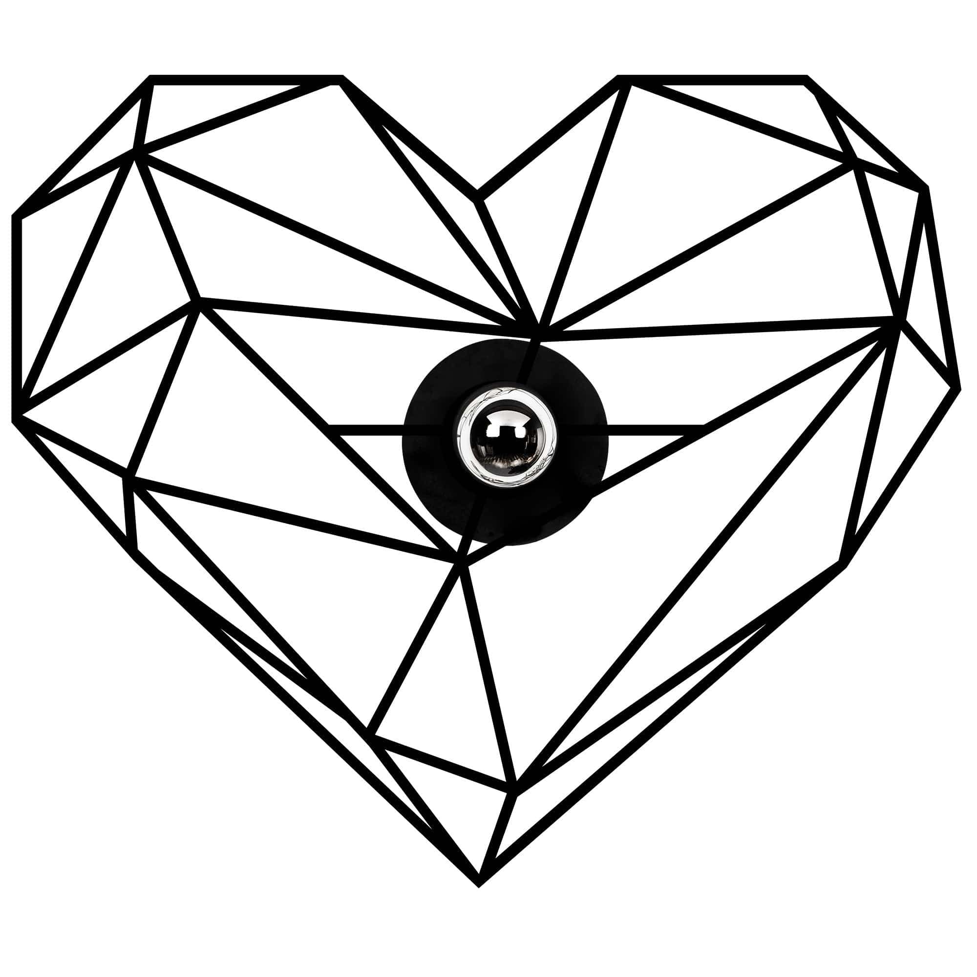 Asir Lampada da parete 600-A Nero