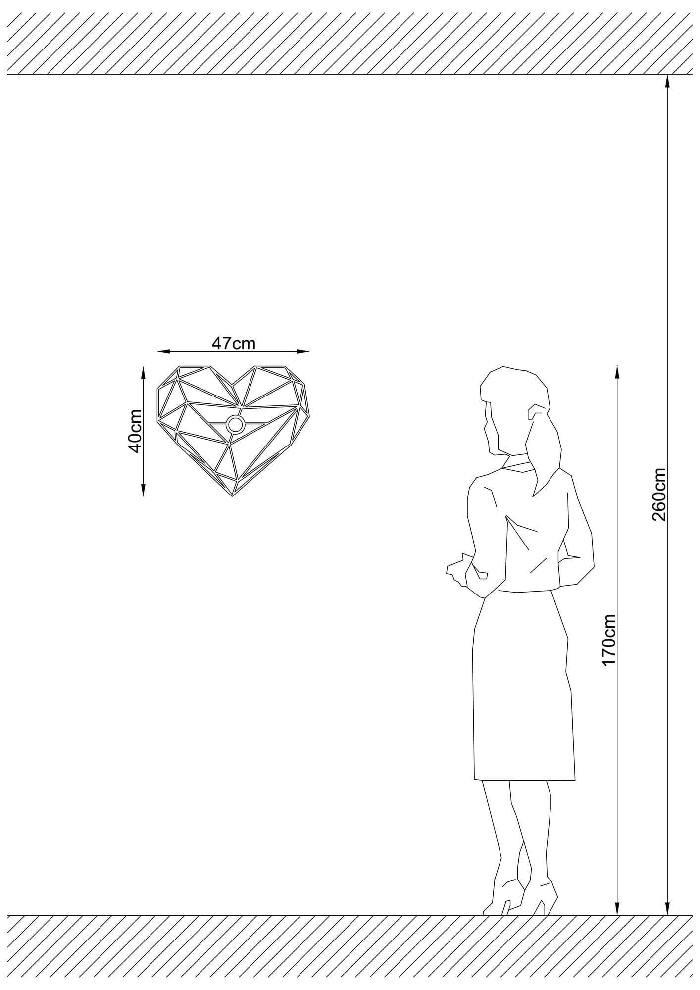 Lampada da parete 600-A Nero (2)