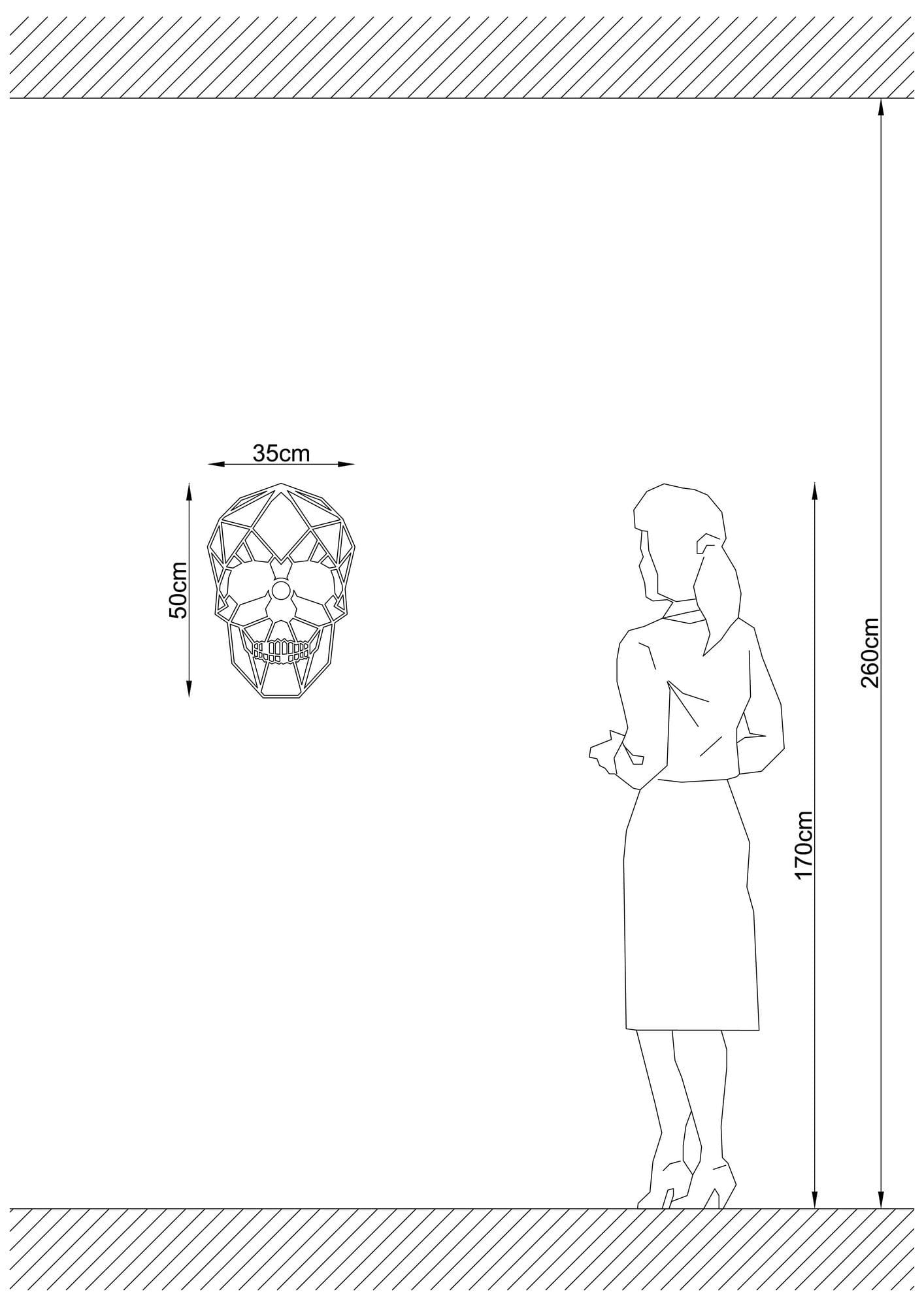 Lampada da parete 604-A Nero (2)