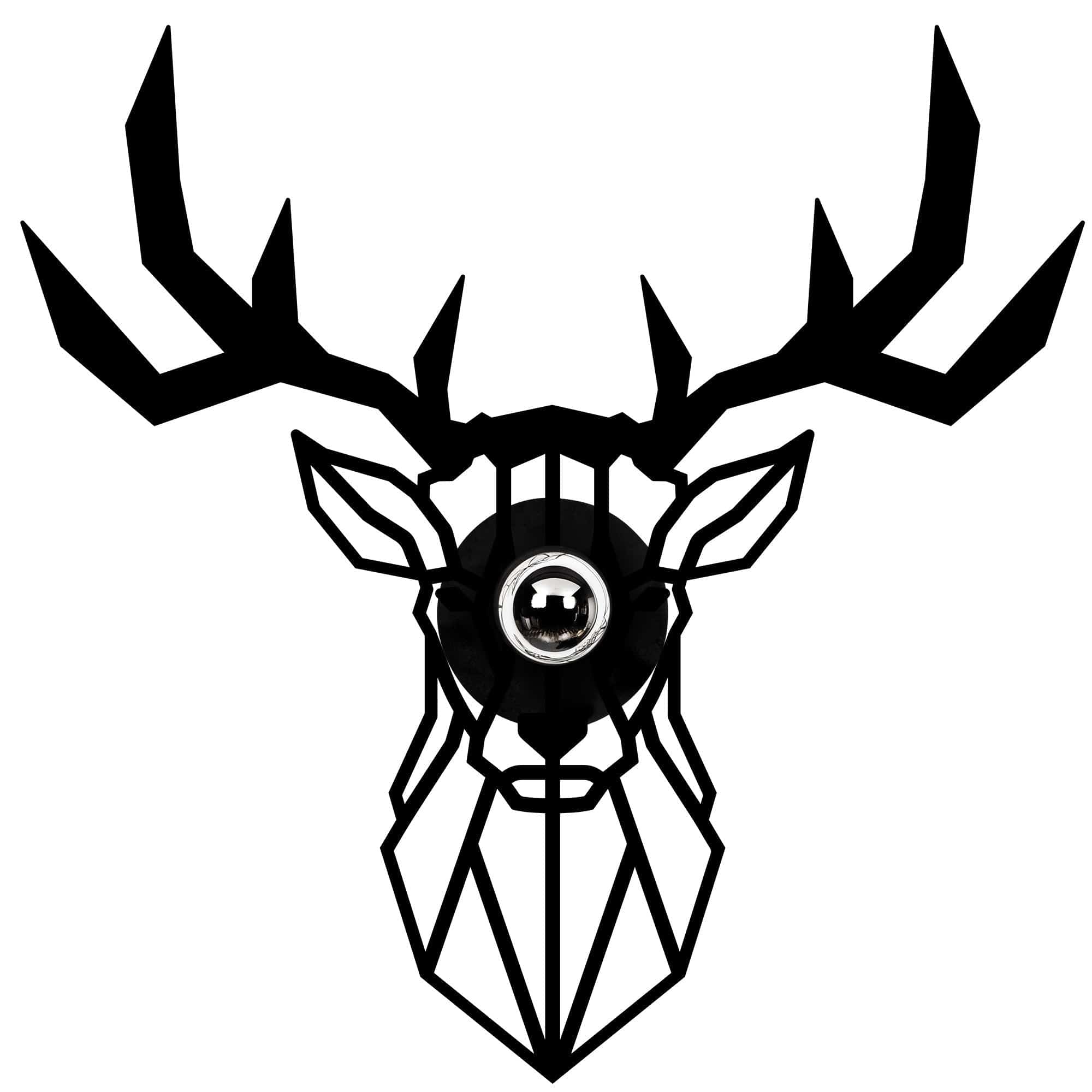 Asir Lampada da parete 605-A Nero