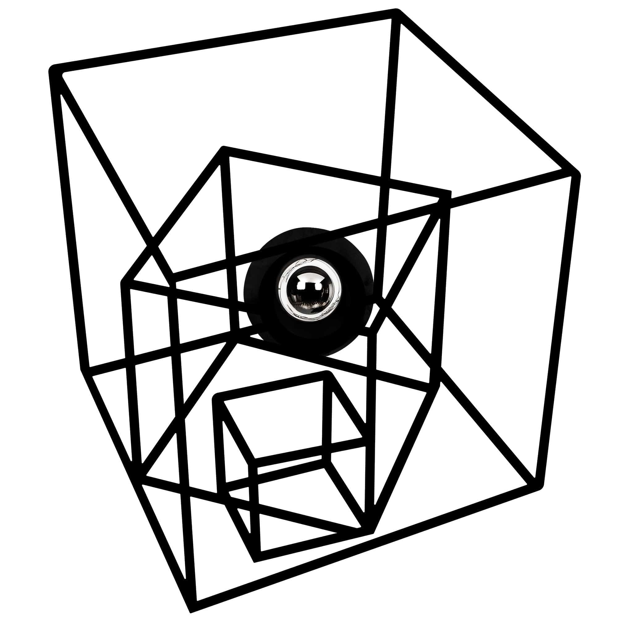 Asir Lampada da parete 609-A Nero